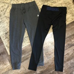 Lot of 2 - Reebok Leggings & Joggers